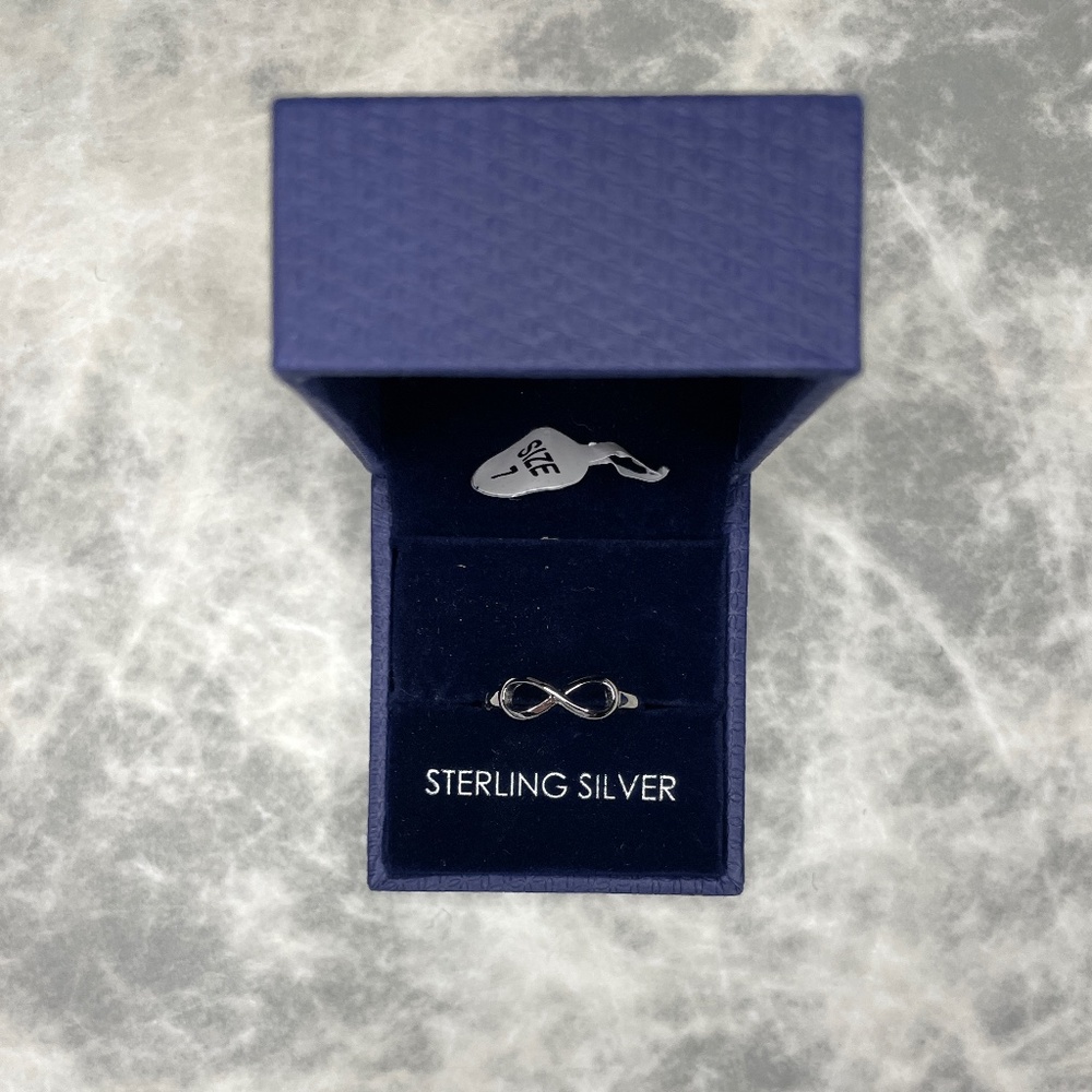 Infinity Ring in Sterling Silver